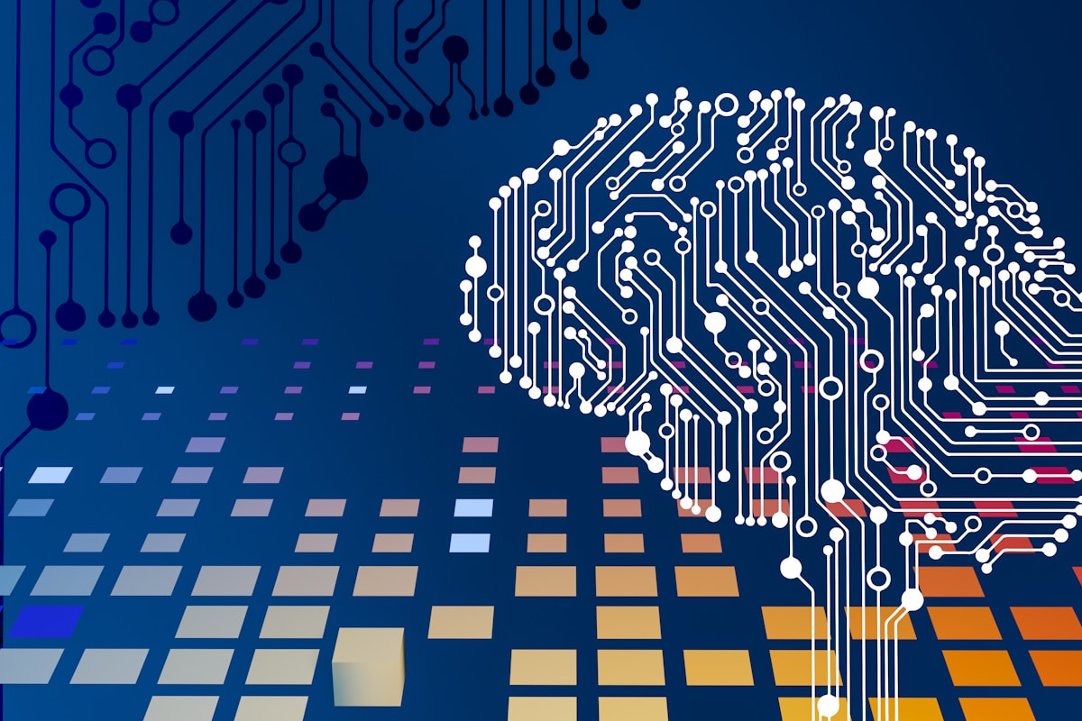 NimerTech Artificial Intelligence Neural Core Illustration